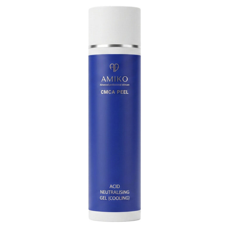 AMIKO Neutralizer 200ml professional spray bottle, an essential alkaline solution to stop chemical peeling acids.